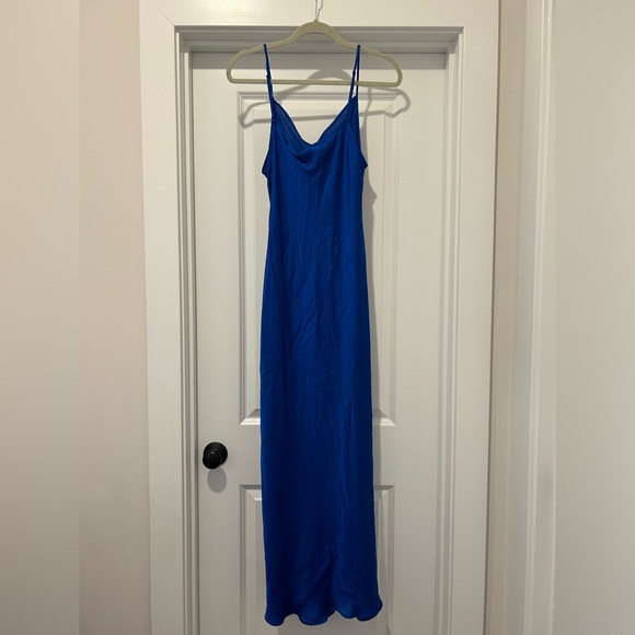 ALLSAINTS Bryony Dress in Delphinium Blue - Picture 4 of 6